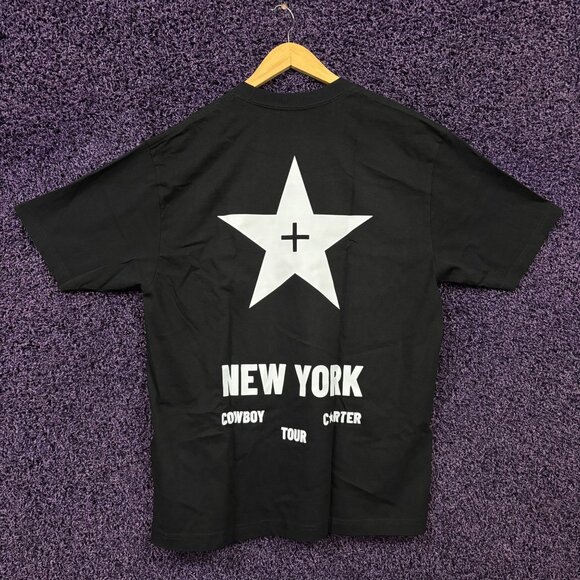 Beyoncé NY Lady Liberty Cowboy Carter Tour Country T-Shirt L - Picture 3 of 4